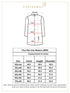 Vastramay Men's Plus Size Navy Blue Slim Fit Sherwani Only Top